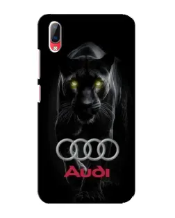 Чехол для Vivo Y93 / Y93S с картинкой «Пантера и Audi»