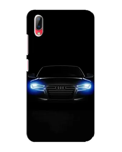 Чехол для Vivo Y93 / Y93S с картинкой «Audi в неоне»