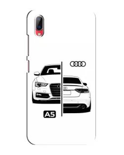 Чехол для Vivo Y93 / Y93S с картинкой «Audi — контрастный дизайн»