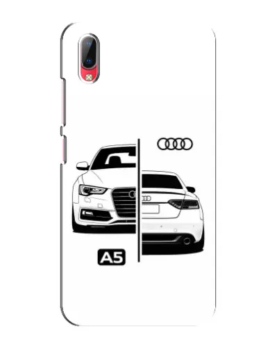 Чехол для Vivo Y93 / Y93S с картинкой «Audi — контрастный дизайн»