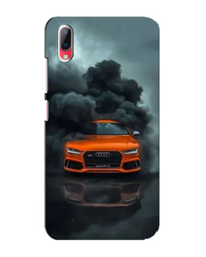 Чехол для Vivo Y93 / Y93S с картинкой «Audi в облаках дыма»