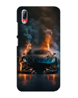 Чехол для Vivo Y93 / Y93S с картинкой «Lamborghini дымная эстетика»