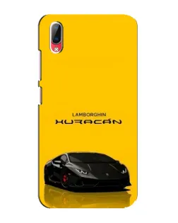 Чехол для Vivo Y93 / Y93S с картинкой «Lamborghini Huracan черный»