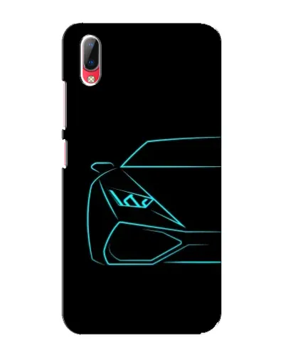 Чехол для Vivo Y93 / Y93S с картинкой «Голубой силуэт Lamborghini» Чехол для Vivo Y93 / Y93S с картинкой «Голубой силуэт Lamborghini»