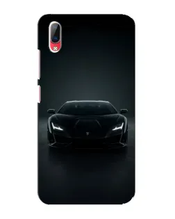 Чехол для Vivo Y93 / Y93S с картинкой «Черный Lamborghini Aventador»
