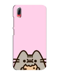 Чехол для Vivo Y93 / Y93S с картинкой «Pusheen и печенье»