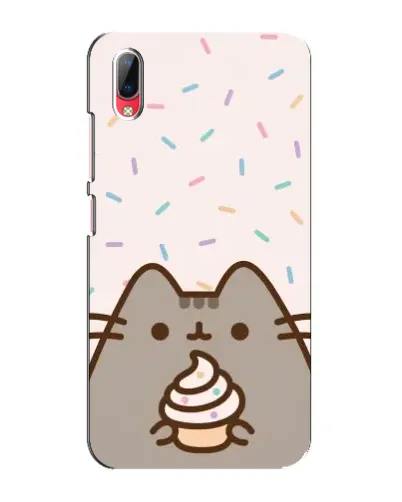 Чехол для Vivo Y93 / Y93S с картинкой «Пушин с кексом»