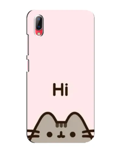 Чехол для Vivo Y93 / Y93S с картинкой «Пушин говорит Hi»