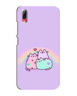 Чехол для Vivo Y93 / Y93S с картинкой «Радужные Пушины»