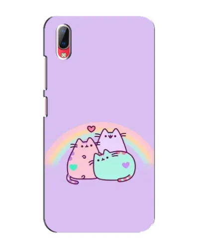 Чехол для Vivo Y93 / Y93S с картинкой «Радужные Пушины»