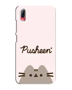 Чехол для Vivo Y93 / Y93S с картинкой «Pusheen логотип»