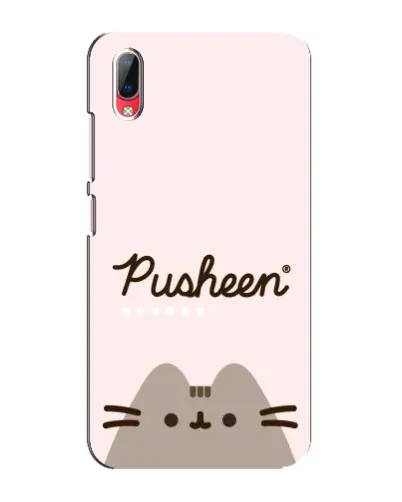 Чехол для Vivo Y93 / Y93S с картинкой «Pusheen логотип»