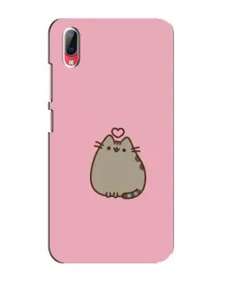 Чехол для Vivo Y93 / Y93S с картинкой «Pusheen сердце»