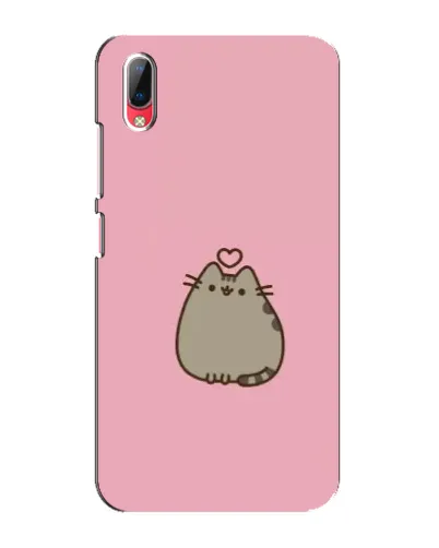 Чехол для Vivo Y93 / Y93S с картинкой «Pusheen сердце»