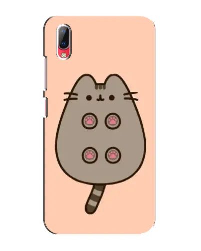 Чехол для Vivo Y93 / Y93S с картинкой «Пушин пузиком кверху»