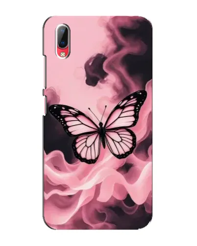 Чехол для Vivo Y93 / Y93S с картинкой «Бабочка в дыму»