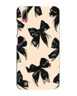 Чехол для Vivo Y93 / Y93S с картинкой «Паттерн черные банты» Чехол для Vivo Y93 / Y93S с картинкой «Паттерн черные банты»
