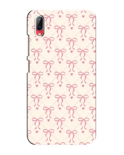 Чехол для Vivo Y93 / Y93S с картинкой «Розовые бантики Coquette»