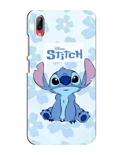 Чехол для Vivo Y93 / Y93S с картинкой «Stitch среди цветов»