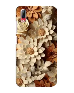 Чехол для Vivo Y93 / Y93S с картинкой «Бежевый флористический декор» Чехол для Vivo Y93 / Y93S с картинкой «Бежевый флористический декор»