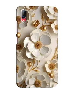 Чехол для Vivo Y93 / Y93S с картинкой «Белие бумажние цвети» Чехол для Vivo Y93 / Y93S с картинкой «Белие бумажние цвети»