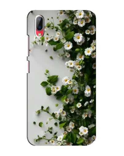 Чехол для Vivo Y93 / Y93S с картинкой «Ветка мелких белых цветов»