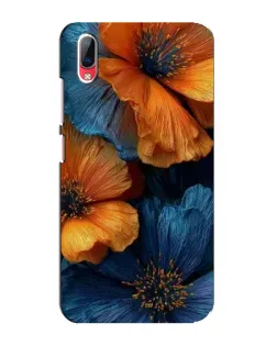 Чехол для Vivo Y93 / Y93S с картинкой «Яркая сине-оранжевая флора» Чехол для Vivo Y93 / Y93S с картинкой «Яркая сине-оранжевая флора»