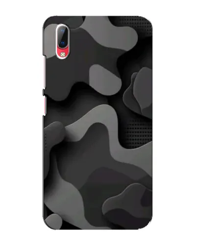 Чехол для Vivo Y93 / Y93S с картинкой «Темный абстрактный камуфляж»