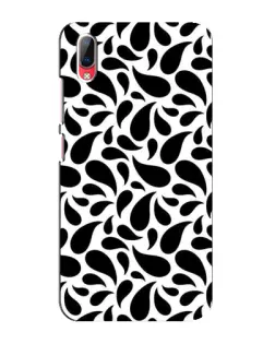 Чехол для Vivo Y93 / Y93S с картинкой «Контрастные черные капли»