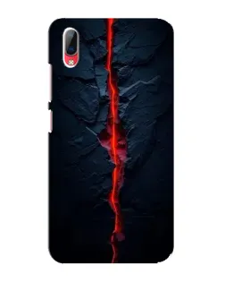 Чехол для Vivo Y93 / Y93S с картинкой «Kрасная лавовая трещина»
