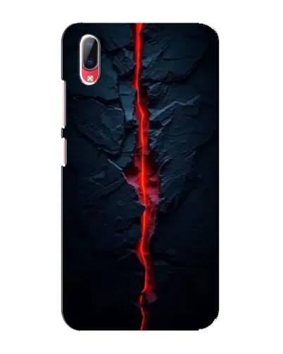 Чехол для Vivo Y93 / Y93S с картинкой «Kрасная лавовая трещина»