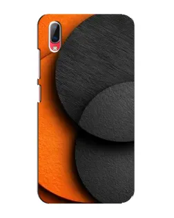 Чехол для Vivo Y93 / Y93S с картинкой «Геометрия оранжевых кругов»