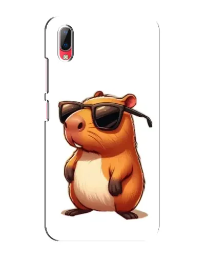 Чехол для Vivo Y93 / Y93S с картинкой «Капибара в очках»