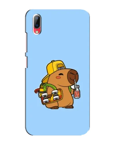 Чехол для Vivo Y93 / Y93S с картинкой «Капибара на скейте»