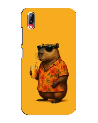 Чехол для Vivo Y93 / Y93S с картинкой «Капибара на отдыхе»
