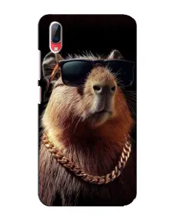 Чехол для Vivo Y93 / Y93S с картинкой «Капибара золотая цепь»