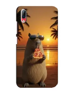 Чехол для Vivo Y93 / Y93S с картинкой «Капибара с пиццей»
