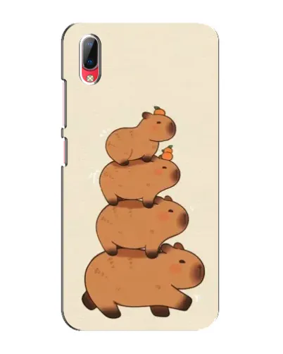 Чехол для Vivo Y93 / Y93S с картинкой «Башня из капибар»