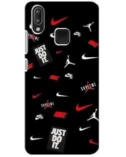 Чехол для Vivo Y95 с картинкой «Nike Mix Pattern»