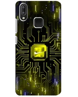 Чохол для Vivo Y95 з картинкою «Nike — золота іскра»