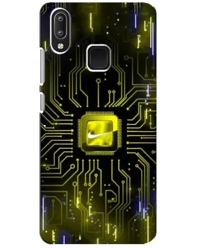 Чохол для Vivo Y95 з картинкою «Nike — золота іскра»