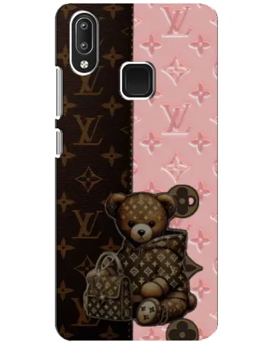 Чехол для Vivo Y95 с картинкой «Мишка в стиле LV»