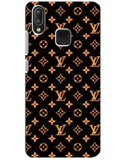 Чехол для Vivo Y95 с картинкой «Золотая монограмма LV»