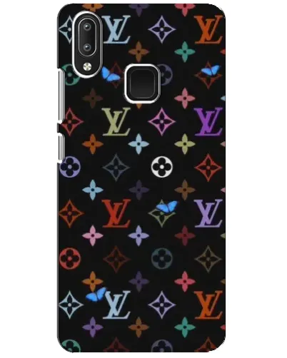 Чехол для Vivo Y95 с картинкой «Цветная монограмма LV»