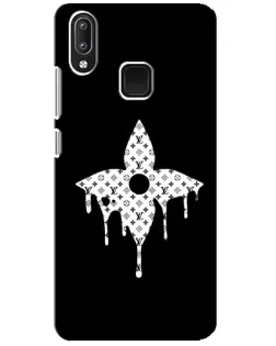 Чехол для Vivo Y95 с картинкой «Цветочная монограмма»