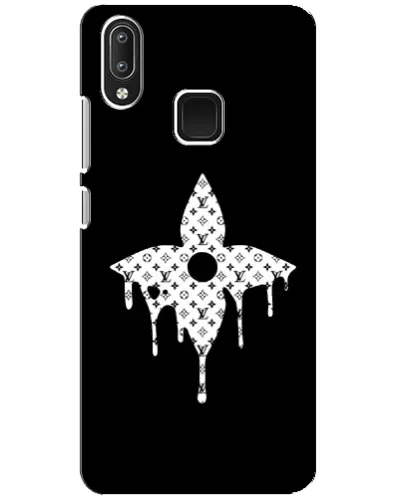 Чехол для Vivo Y95 с картинкой «Цветочная монограмма»