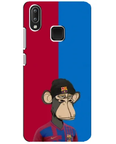 Чехол для Vivo Y95 с картинкой «Bored Ape — фанат Барсы»