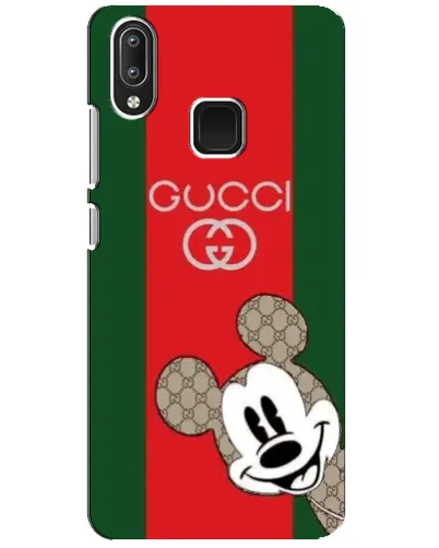 Чехол для Vivo Y95 с картинкой «Gucci — полосы и Микки»