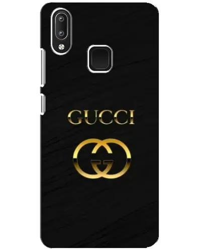 Чехол для Vivo Y95 с картинкой «Золотой логотип Gucci»