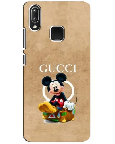 Чехол для Vivo Y95 с картинкой «Микки Маус Gucci — крафт»